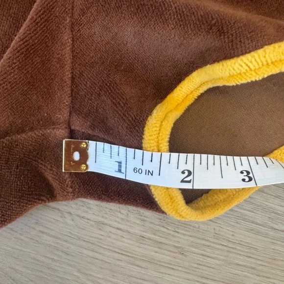 Stoned Immaculate Brown Yellow Gym Shorts Size XS Retro - Picture 7 of 8